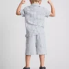 1.5-8yrs | stripe knit shirt and shorts set 1.5-8yrs | stripe knit shirt and shorts set