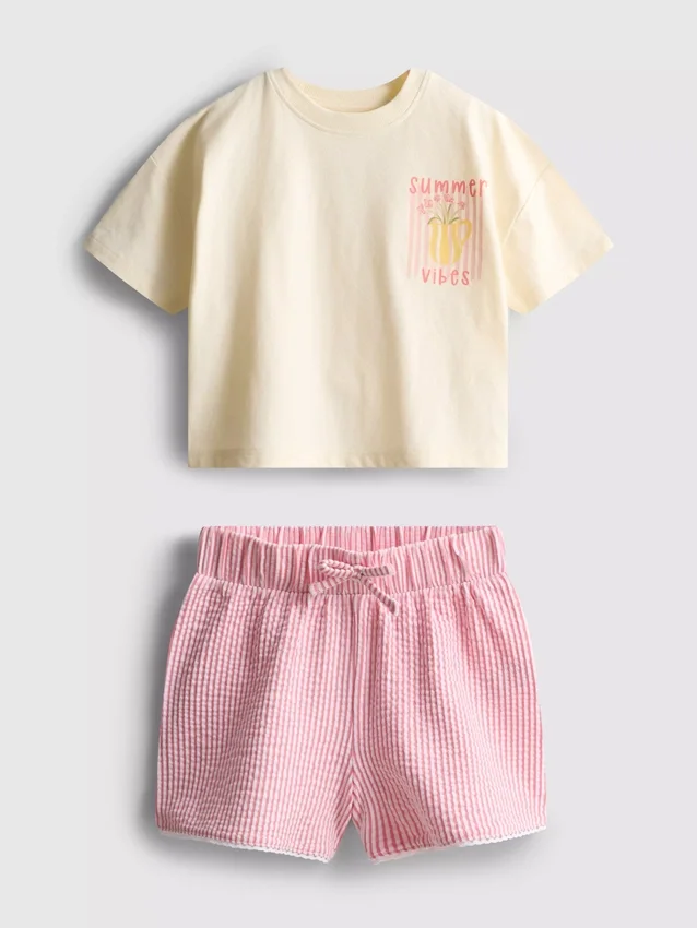 1.5-9yrs | boxy t-shirt and shorts set 1.5-9yrs | boxy t-shirt and shorts set