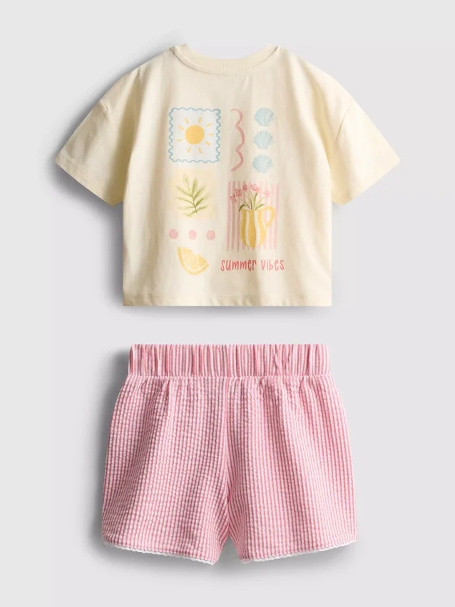 1.5-9yrs | boxy t-shirt and shorts set 1.5-9yrs | boxy t-shirt and shorts set