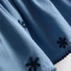 1.5-9yrs | chambray blouse and shorts set 1.5-9yrs | chambray blouse and shorts set
