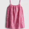 1.5-9yrs | chambray embroidered cami dress 1.5-9yrs | chambray embroidered cami dress