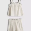 1.5-9yrs | crinkle textured blouse and shorts set 1.5-9yrs | crinkle textured blouse and shorts set