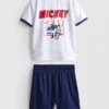1.5-9yrs | disney’s minnie mouse football t-shirt and shorts set