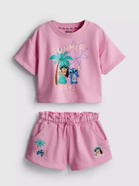 1.5-9yrs | disney’s stitch t-shirt and shorts set