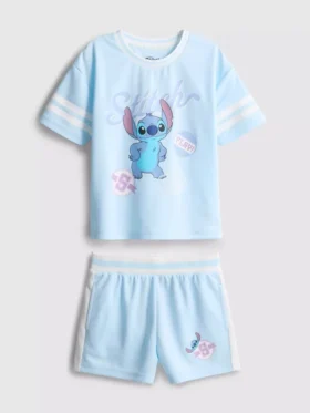 1.5-9yrs | disney’s stitch t-shirt and shorts set