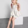 1.5-9yrs | embroidered blouse and shorts set 1.5-9yrs | embroidered blouse and shorts set