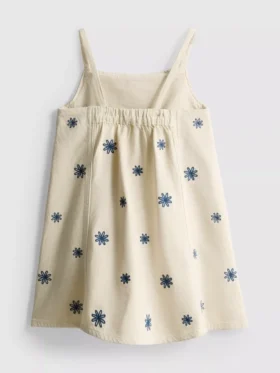 1.5-9yrs | embroidered denim dress