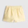 1.5-9yrs | eyelet scallop trim shorts