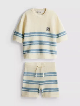 1.5-9yrs | knit top and shorts set