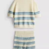 1.5-9yrs | knit top and shorts set