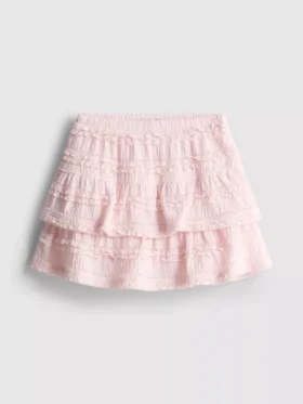 1.5-9yrs | lace trim tiered skort