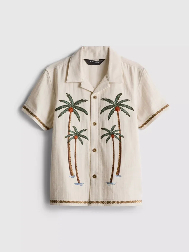 1.5-9yrs | palm tree embroidered t-shirt 1.5-9yrs | palm tree embroidered t-shirt