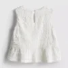 1.5-9yrs | peplum sleeveless blouse