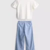 1.5-9yrs | ruffle t-shirt and pants set 1.5-9yrs | ruffle t-shirt and pants set