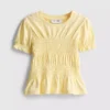 1.5-9yrs | shirred peplum top 1.5-9yrs | shirred peplum top