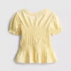 1.5-9yrs | shirred peplum top 1.5-9yrs | shirred peplum top