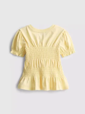 1.5-9yrs | shirred peplum top 1.5-9yrs | shirred peplum top