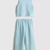 1.5-9yrs | sleeveless blouse and pants set 1.5-9yrs | sleeveless blouse and pants set