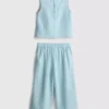 1.5-9yrs | sleeveless blouse and pants set 1.5-9yrs | sleeveless blouse and pants set