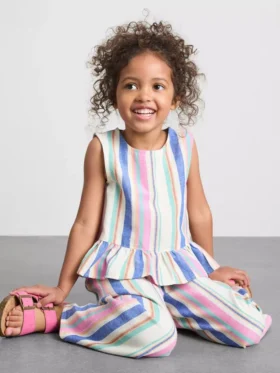 1.5-9yrs | stripe peplum blouse 1.5-9yrs | stripe peplum blouse