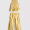 1.5-9yrs | stripe peplum blouse and pants set 1.5-9yrs | stripe peplum blouse and pants set