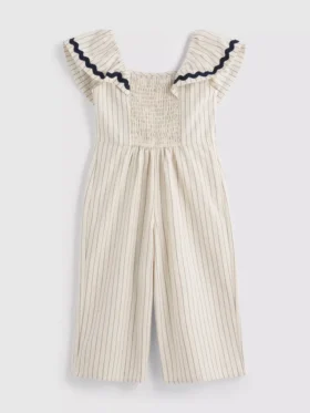 1.5-9yrs | stripe ric rac jumpsuit