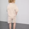 1.5-9yrs | stripe shirt and shorts set