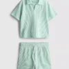 1.5-9yrs | stripe shirt and shorts set 1.5-9yrs | stripe shirt and shorts set