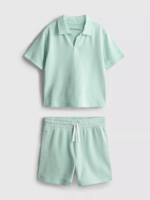 1.5-9yrs | stripe shirt and shorts set 1.5-9yrs | stripe shirt and shorts set