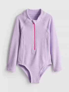 1.5-9yrs | textured long sleeve swimsuit 1.5-9yrs | textured long sleeve swimsuit