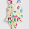 1-9yrs | fruit graphic swimsuit