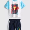 1-9yrs | marvel iron man t-shirt and shorts set 1-9yrs | marvel iron man t-shirt and shorts set