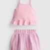1-9yrs | peplum top and shorts set 1-9yrs | peplum top and shorts set