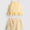 1-9yrs | peplum top and shorts set 1-9yrs | peplum top and shorts set