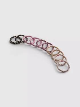 10pk chunky hair bands