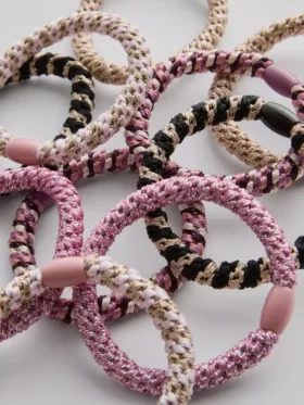 10pk chunky hair bands