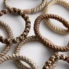 10pk plaited hair elastics