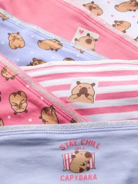 2-15yrs | 6pk capybara graphic hipster briefs