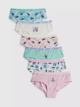 2-15yrs | 6pk disney’s stitch hipster briefs