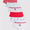 2-15yrs | 6pk strawberry graphic hipster briefs