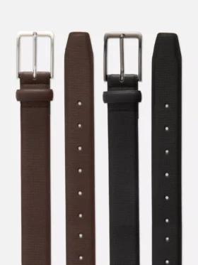 2-pack embossed belts