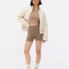 2-pack high waist yoga shorts