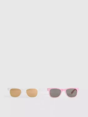 2pk d-frame sunglasses