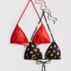 2pk printed triangle bikini top 2pk printed triangle bikini top