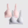 2pk seamless lounge bras