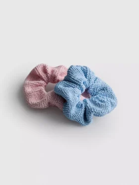 2pk textured scrunchies 2pk textured scrunchies