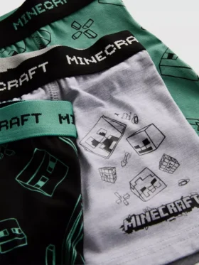 3-15yrs | 3pk minecraft trunks 3-15yrs | 3pk minecraft trunks