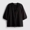3/4 sleeve v-neck blouse 3/4 sleeve v-neck blouse