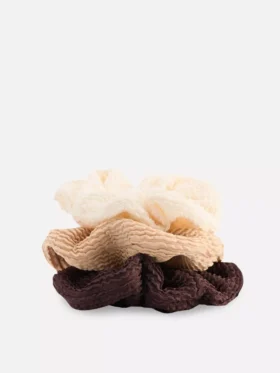 3-pack crinkle hair scrunchies 3-pack crinkle hair scrunchies