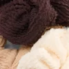 3-pack crinkle hair scrunchies
